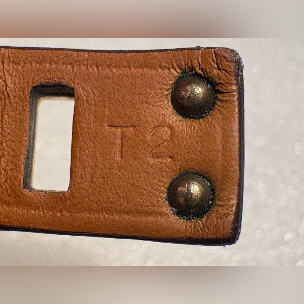 Hermes Brown Leather Bracelet with Gold Hardware - Picture 14 of 16
